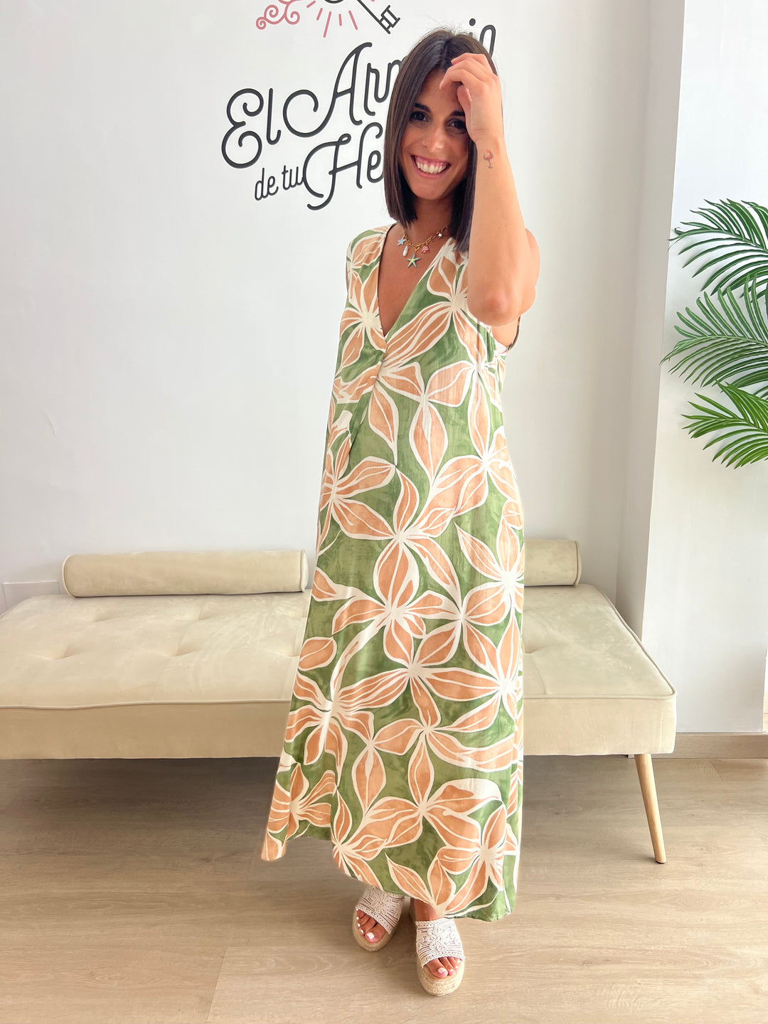 Vestido Jasmina verde