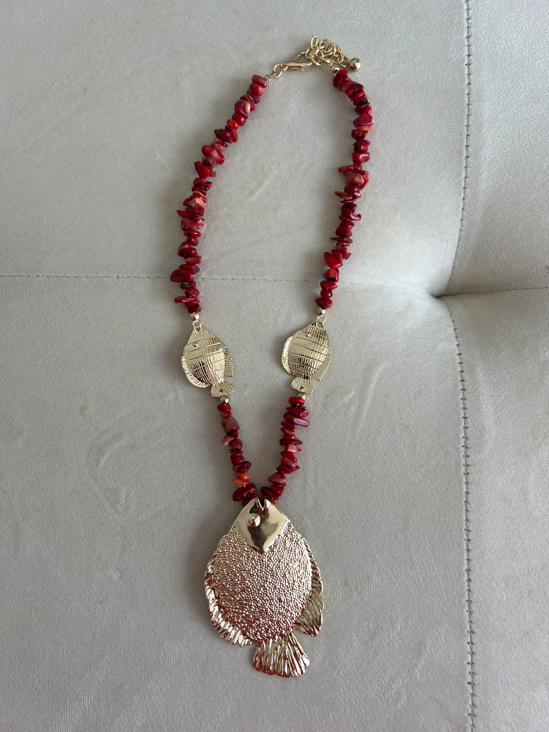 Collar Tumbao rojo