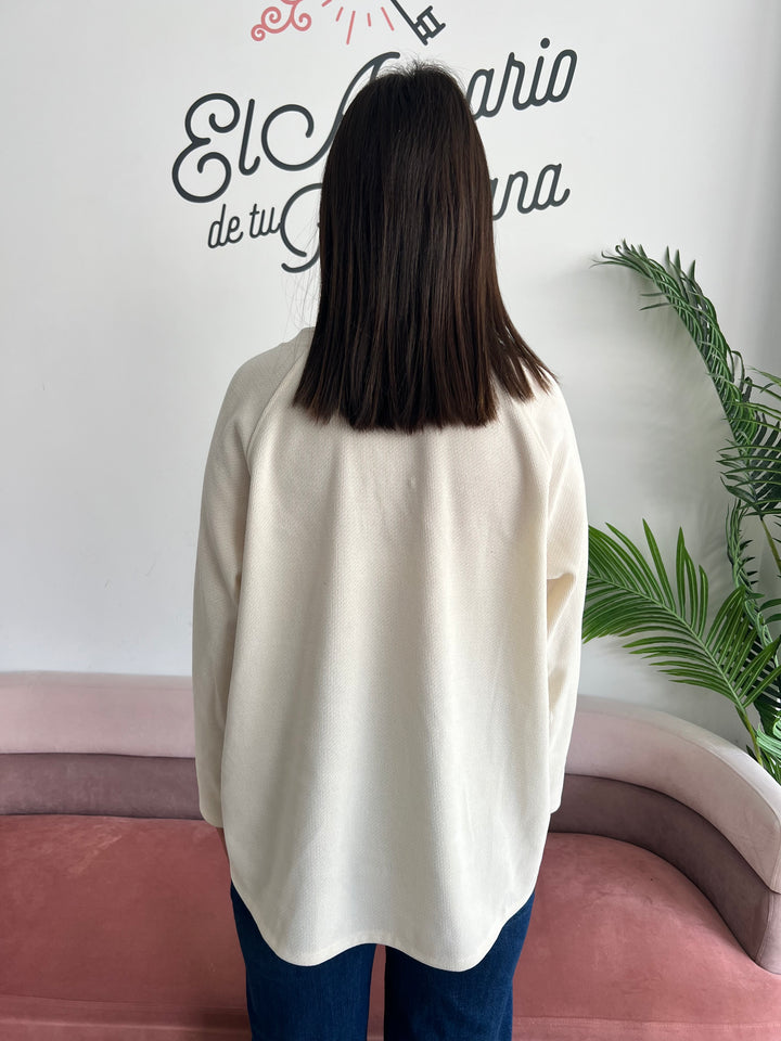 Sudadera Charly beige claro