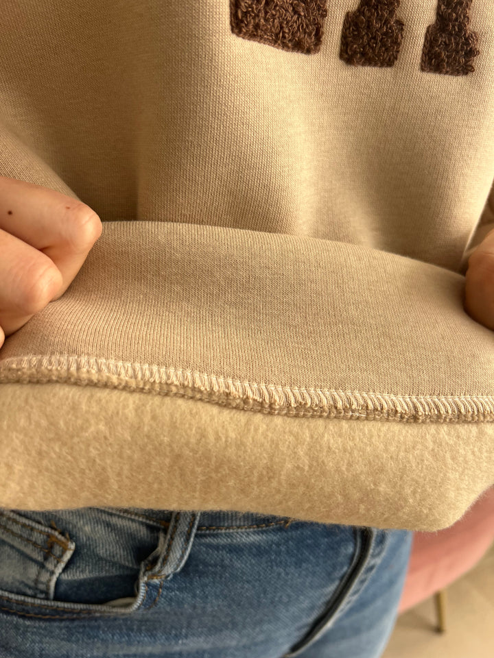 Sudadera Los Ángeles beige