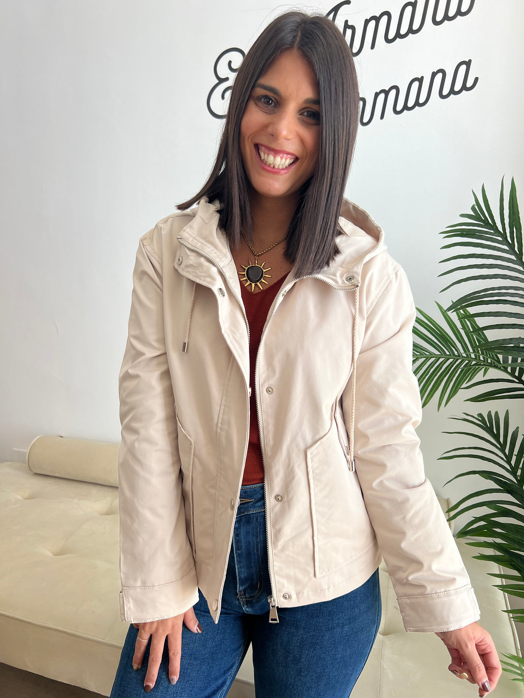 Chaqueta Oporto beige