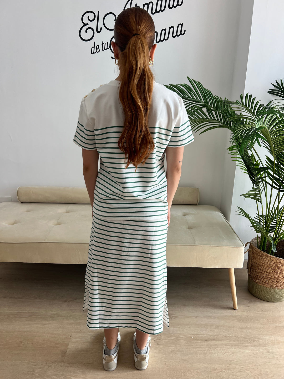 Conjunto Marine aguamarina