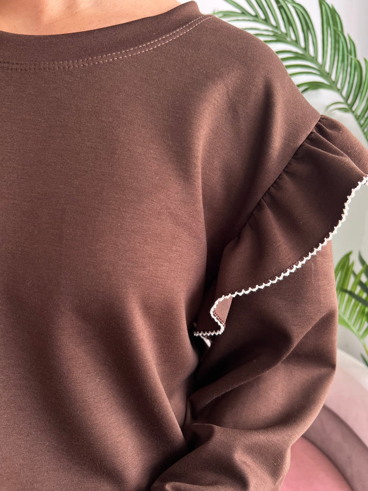 Sudadera Toni marrón