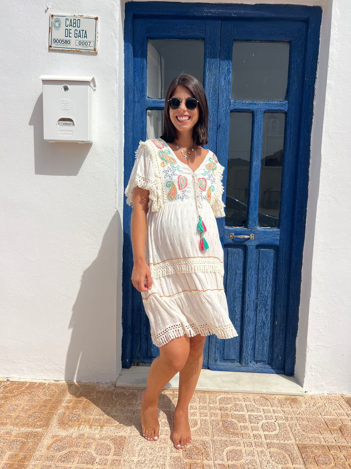 Vestido Sicilia blanco