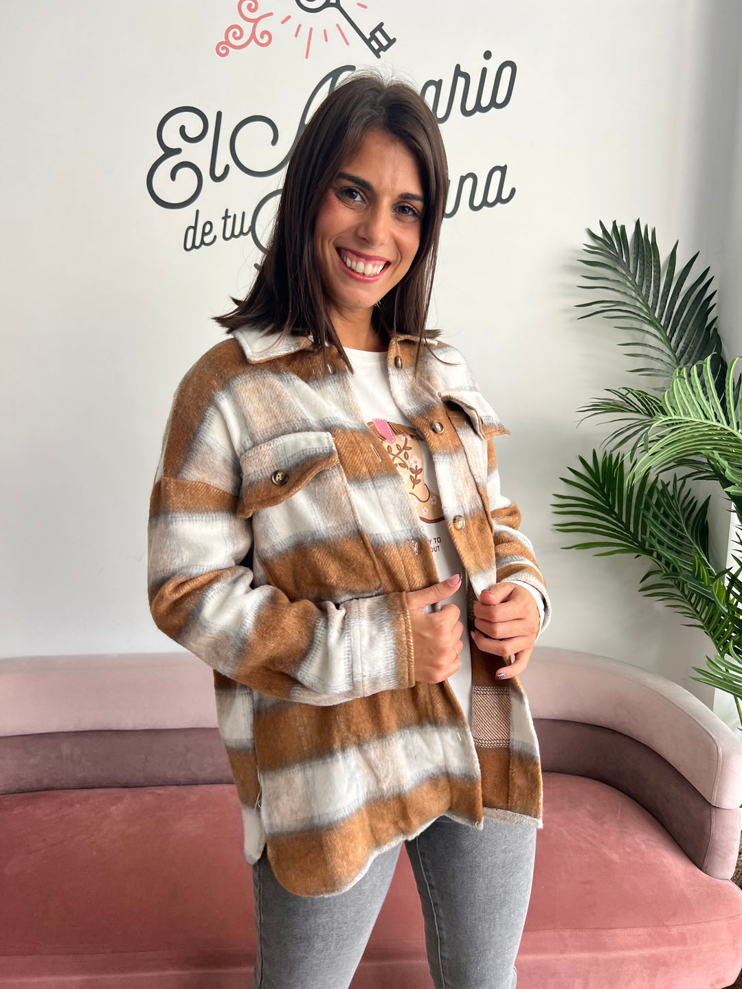 Chaqueta Natalia camel