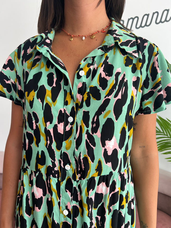 Vestido Carol verde