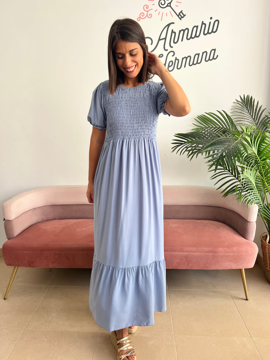Vestido Mulán azul