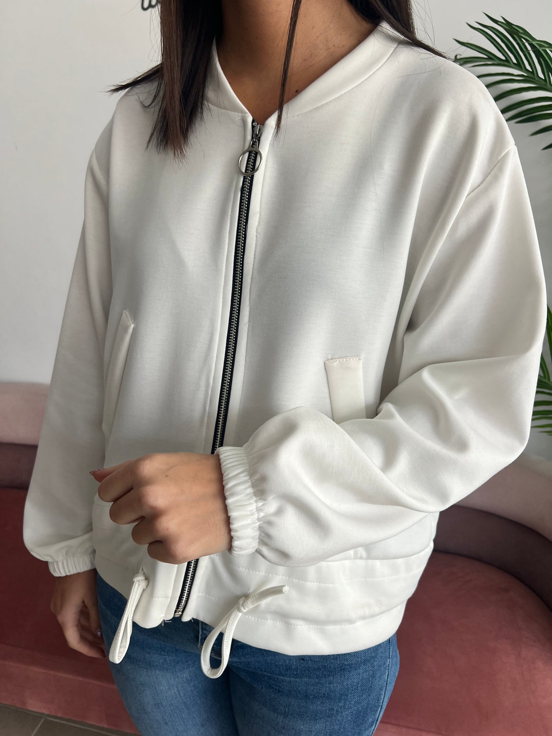 Chaqueta Bárbara blanco