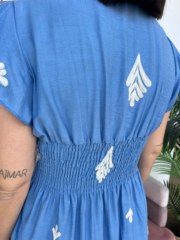 Vestido Iratxe azul
