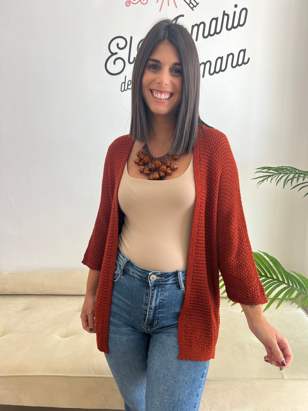 Chaqueta María teja