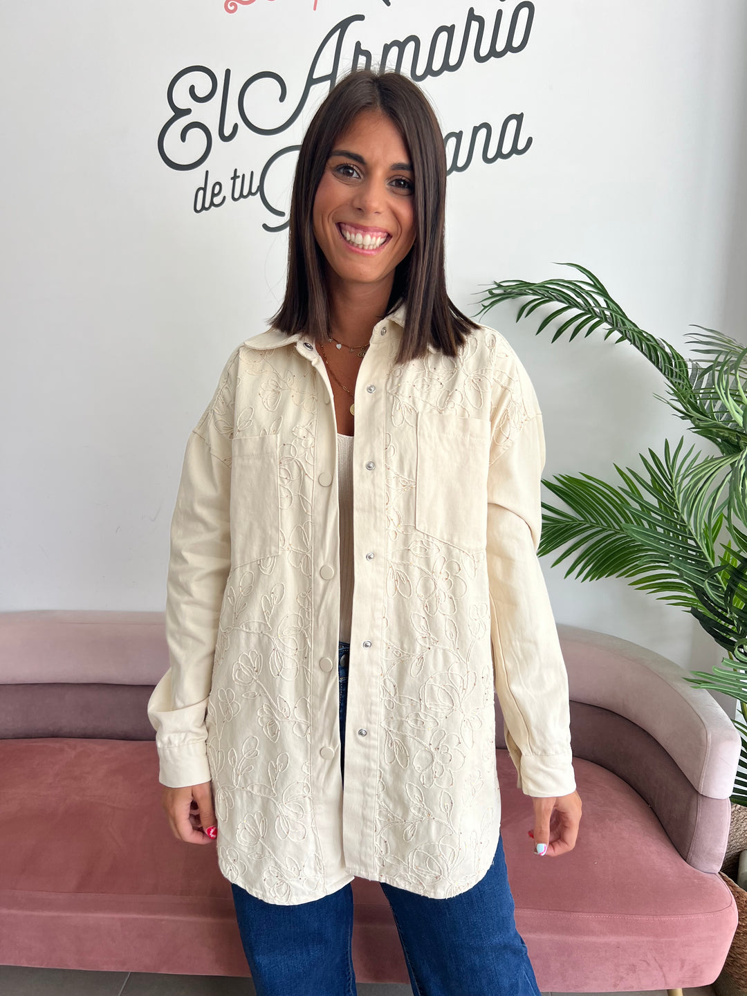 Chaqueta Alba beige