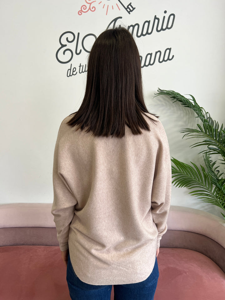 Jersey Libélulas beige