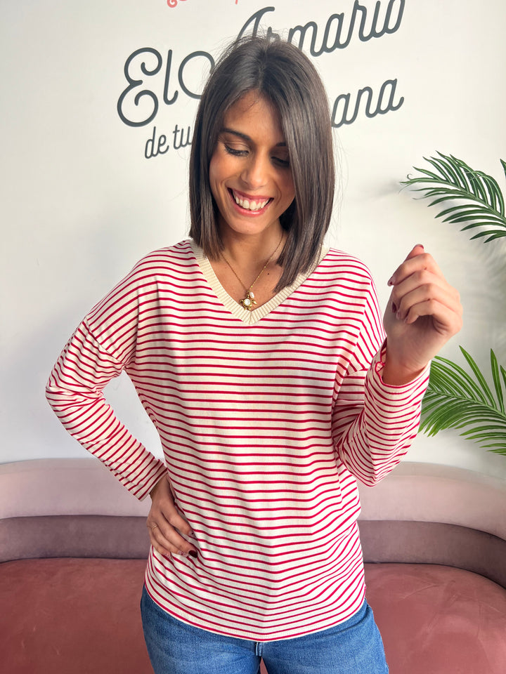 Camiseta Sofía fucsia