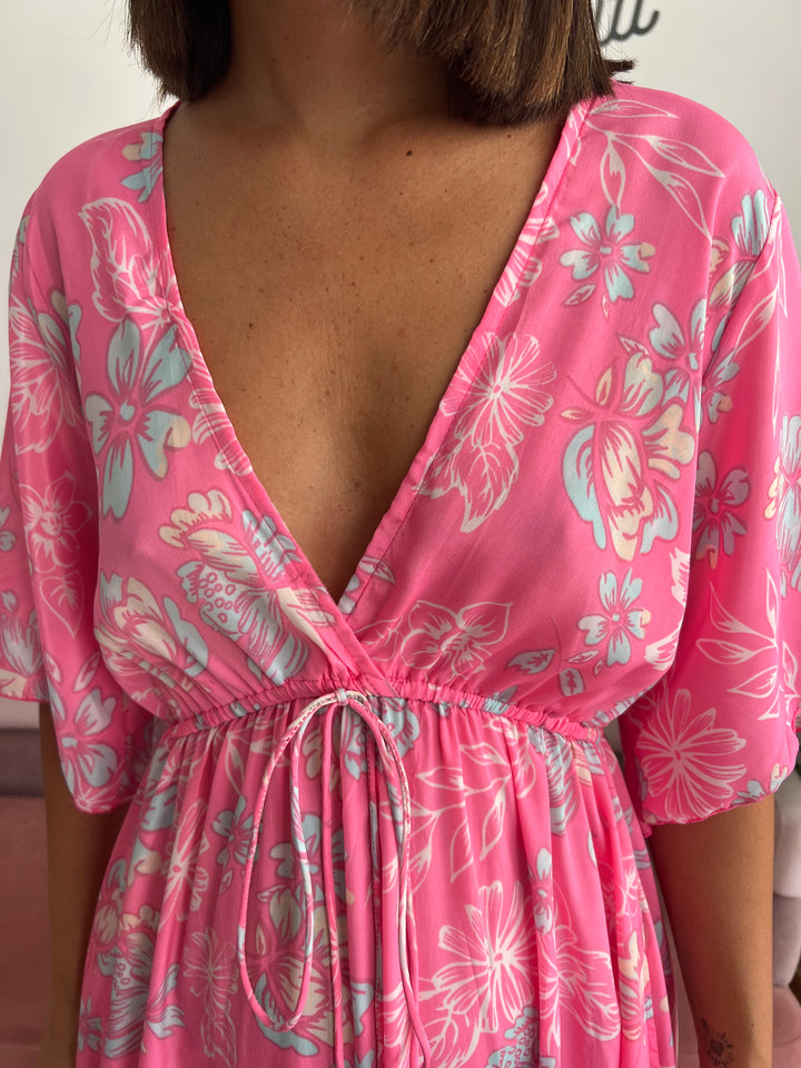 Vestido Jaione rosa