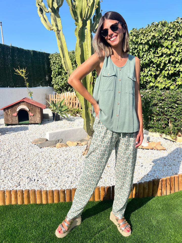 Pantalón Floral