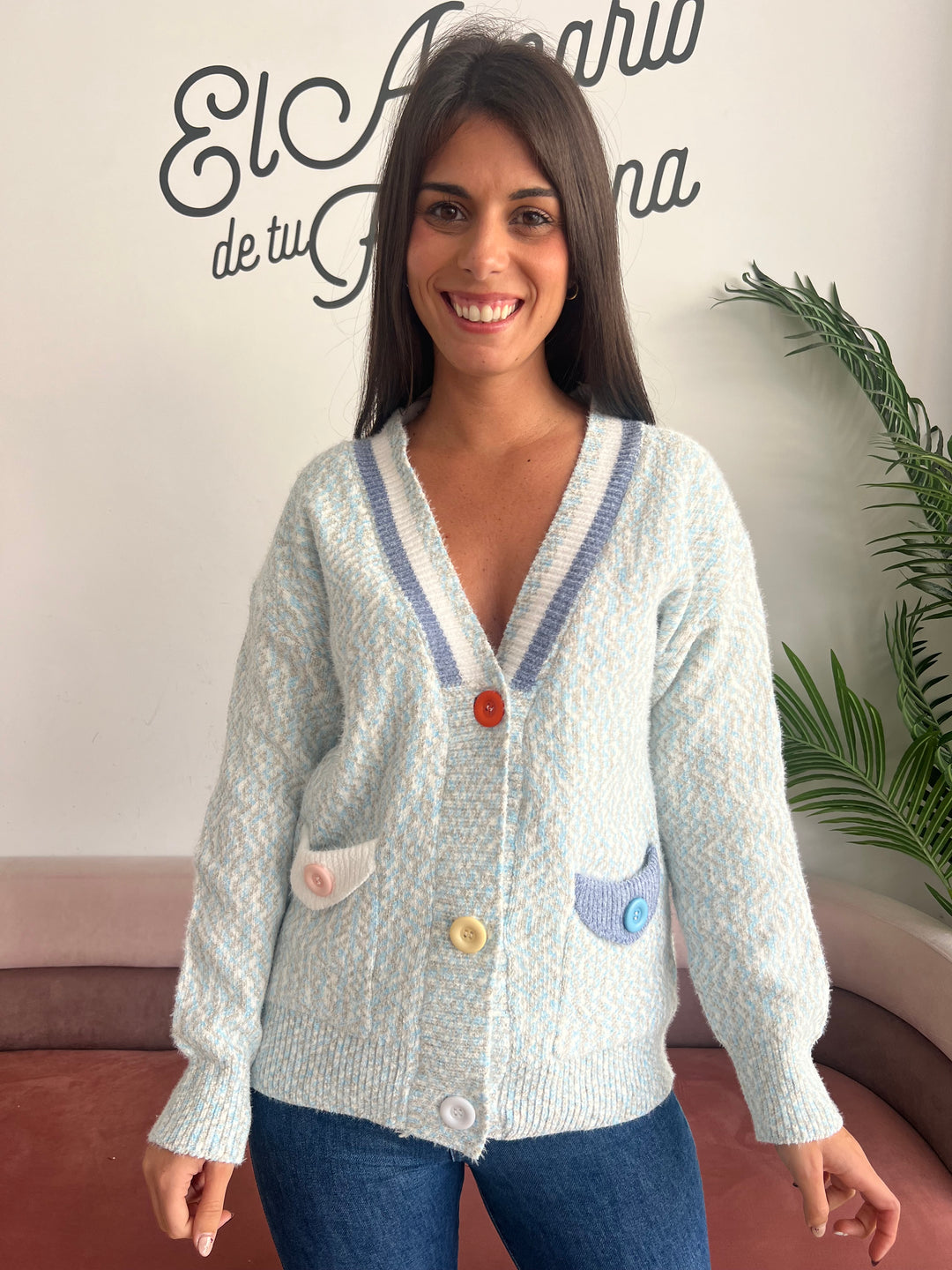 Chaqueta Molly celeste