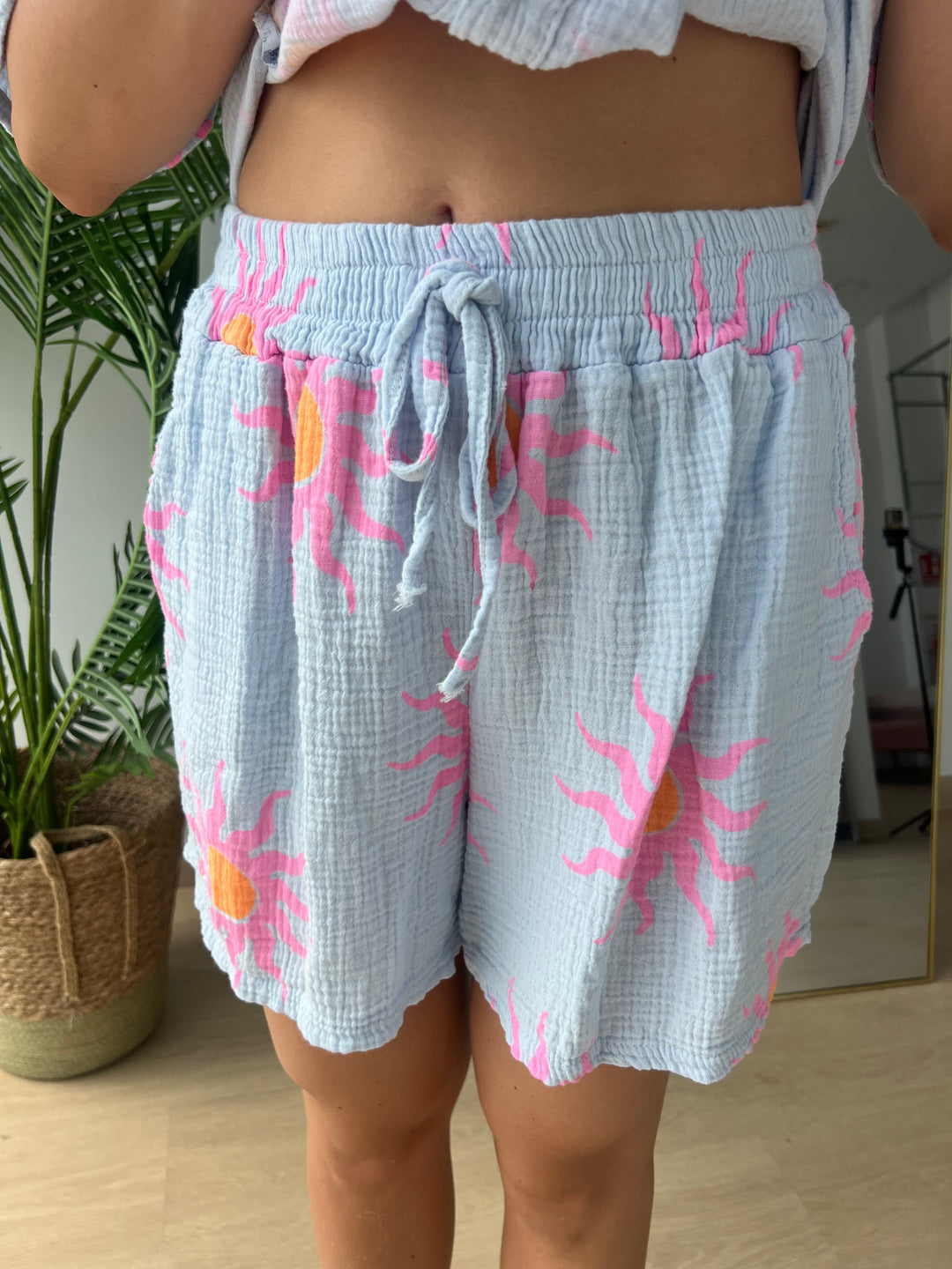 Conjunto Soles celeste