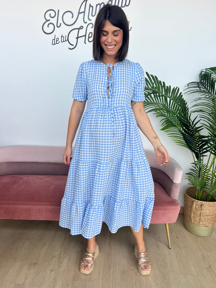 Vestido Lola celeste