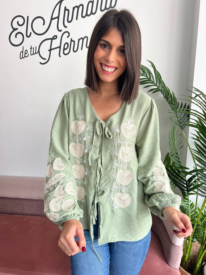 Camisa Lía verde