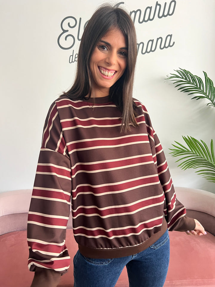 Sudadera Zoe marrón