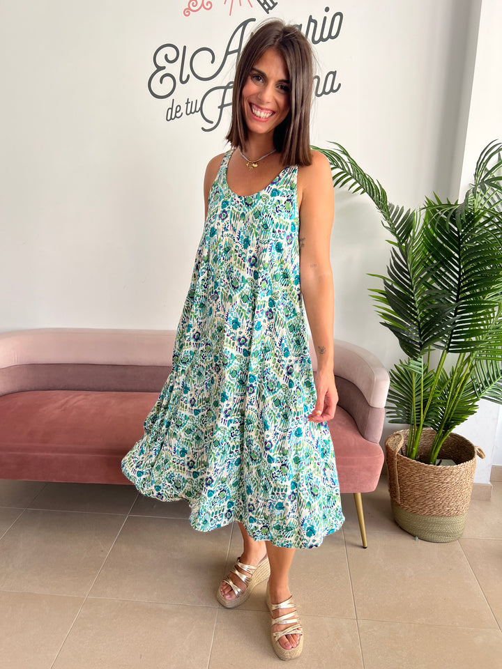 Vestido Francis verde