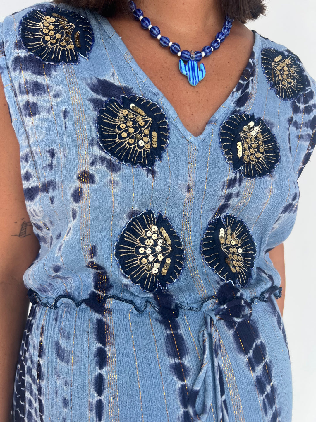 Vestido Hima azul