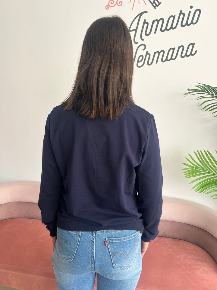 Sudadera Kiss azul marino