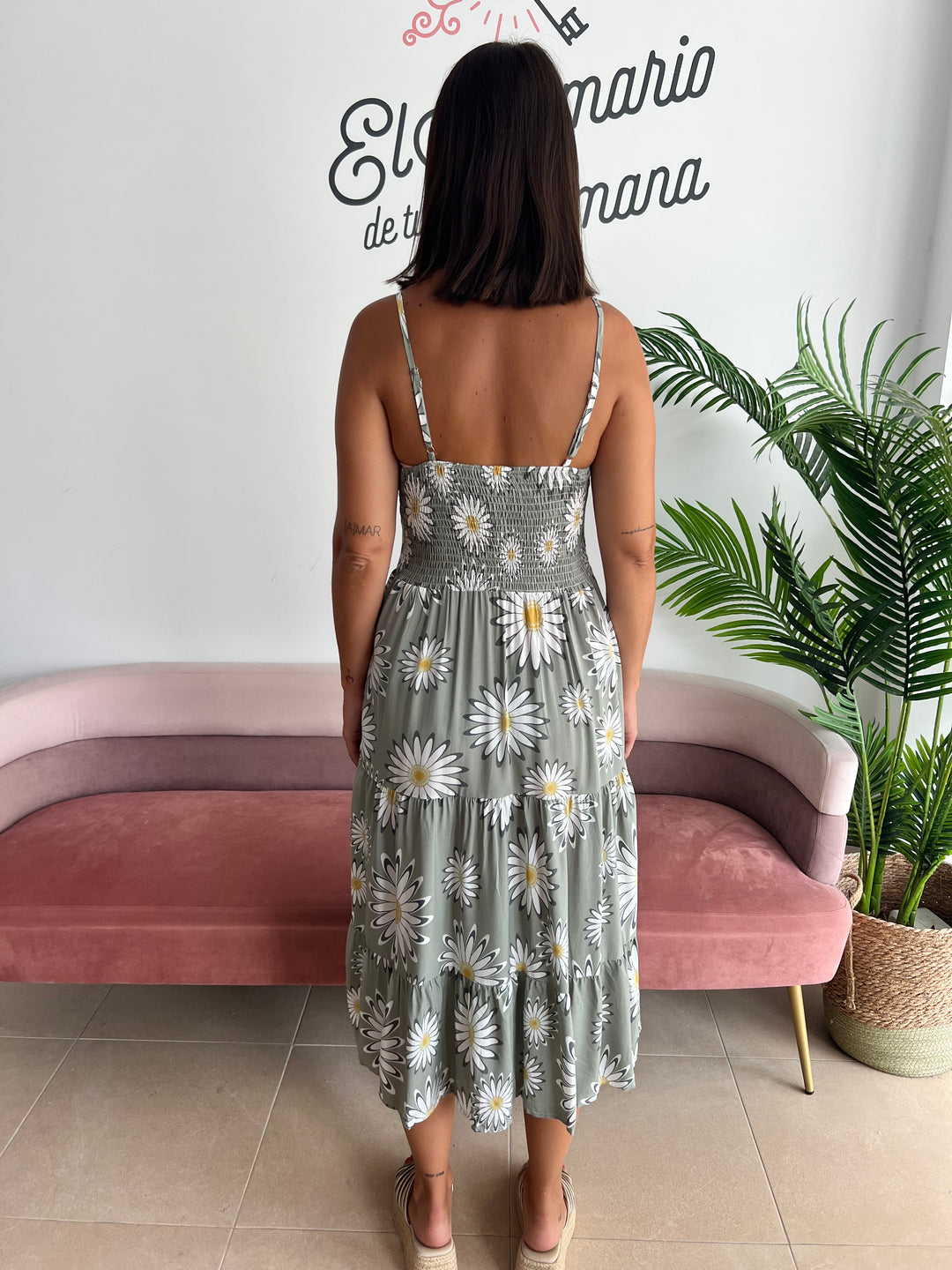 Vestido Margarita verde