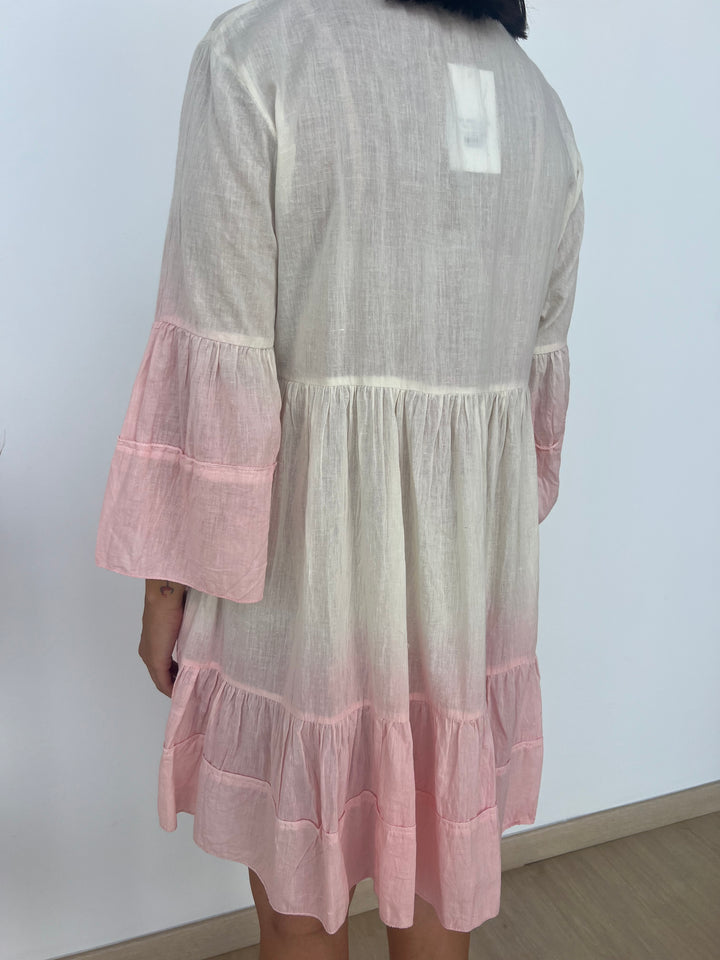 Vestido Miriam rosa
