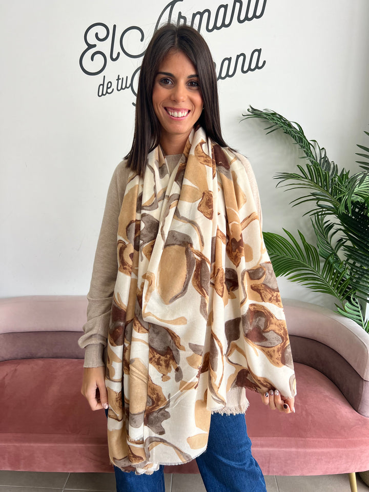 Bufanda Elisa beige