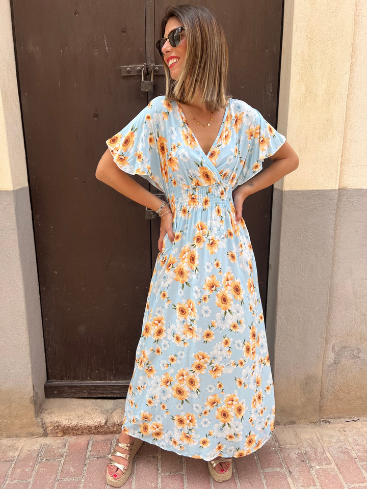 Vestido Cecilia celeste
