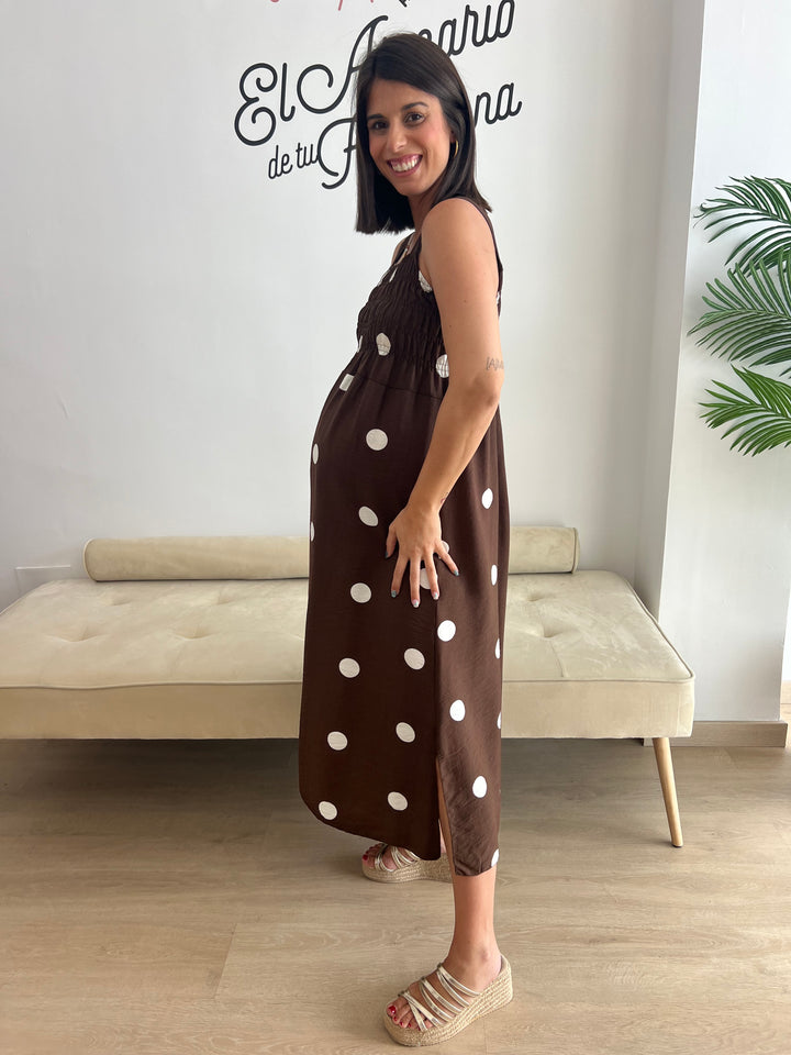 Vestido Samira marrón