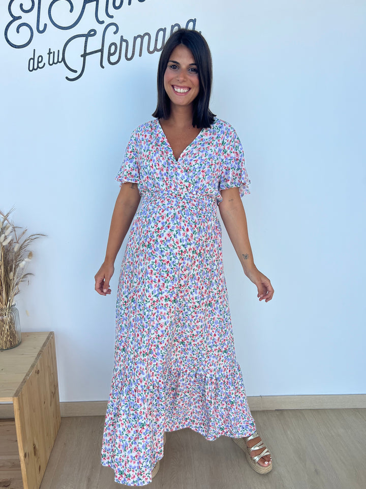 Vestido Nieves largo blanco