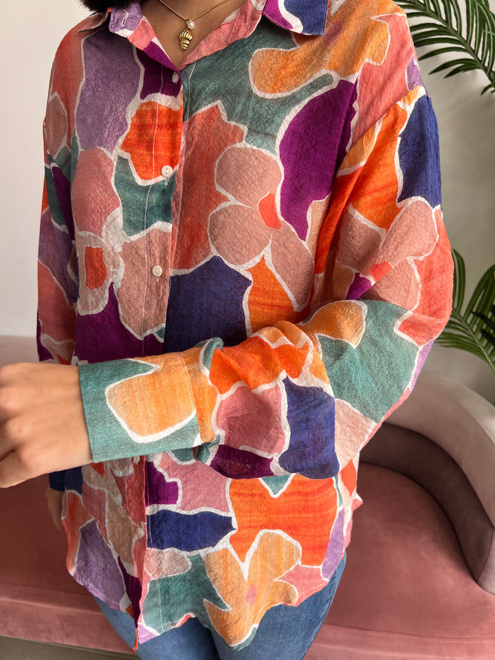 Camisa Nuria naranja