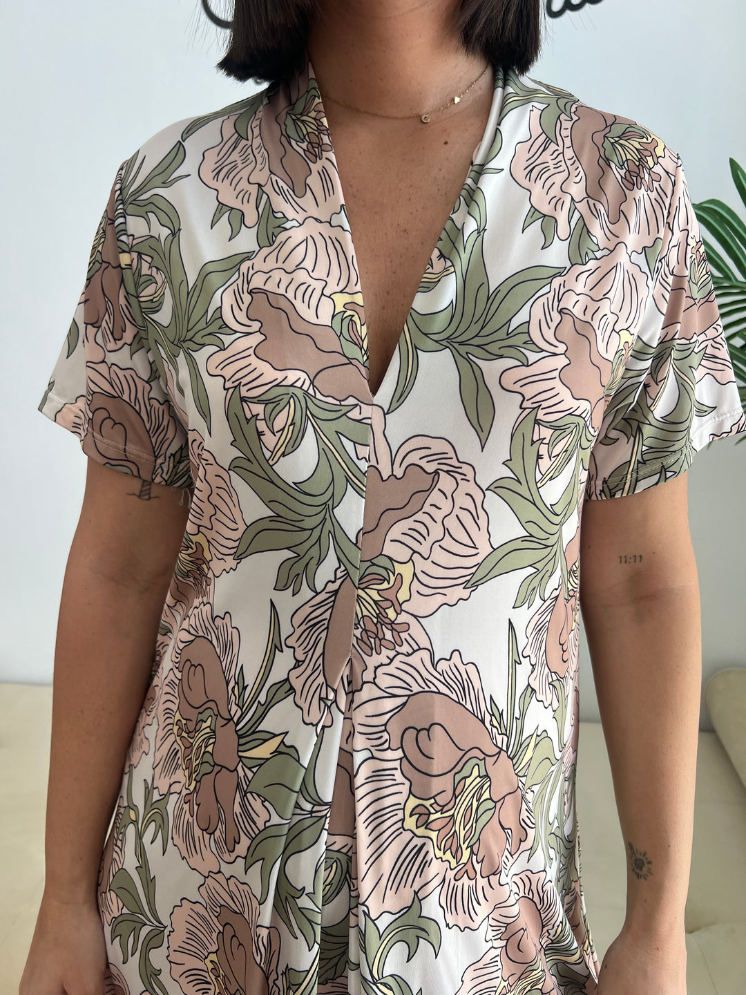Vestido Corina beige