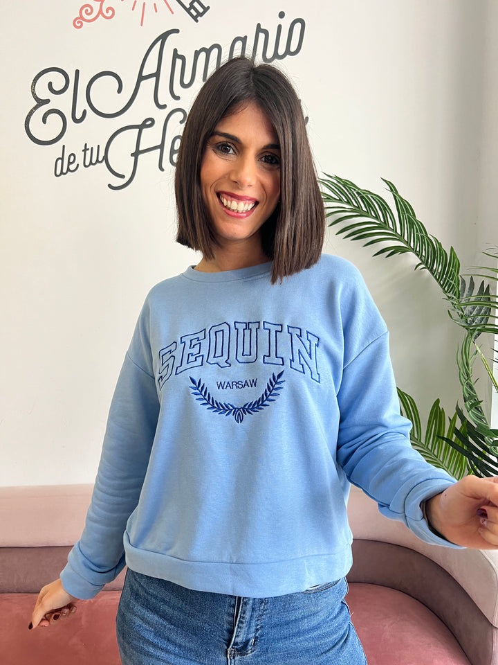 Sudadera Polonia azul