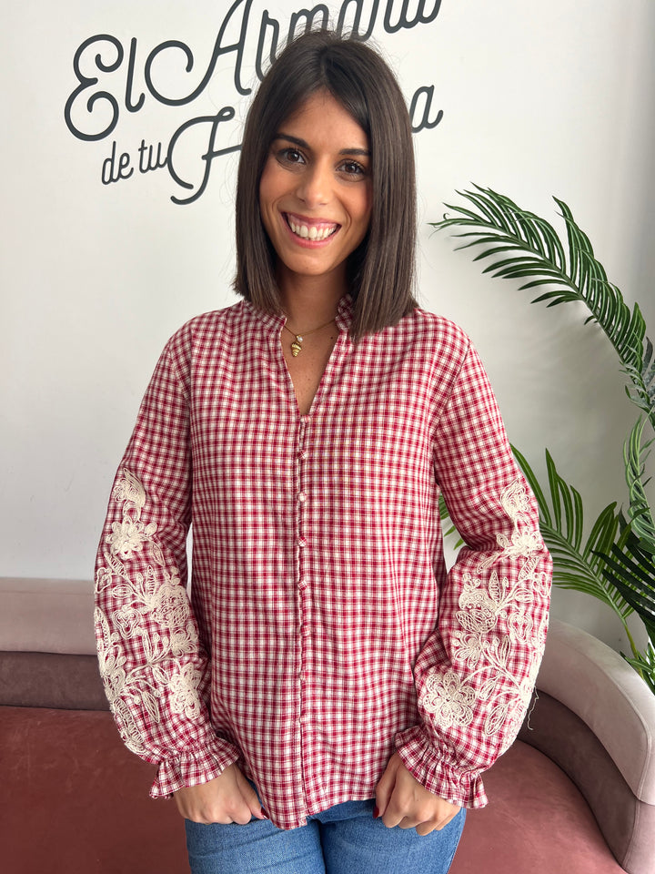 Camisa Manuela rojo