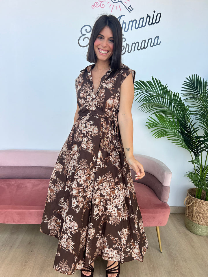 Vestido Flori marrón