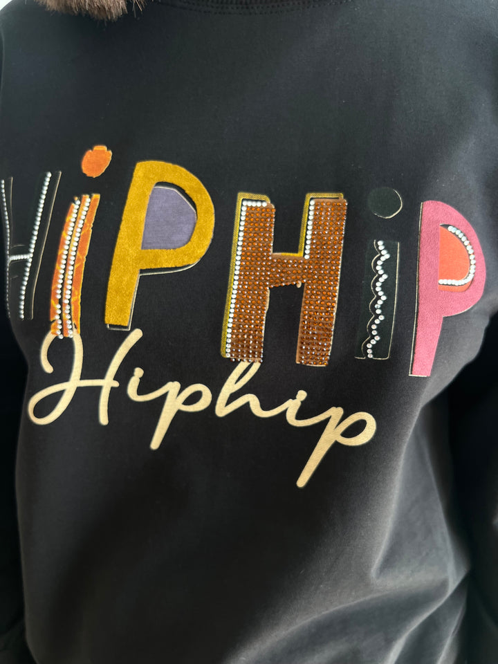 Sudadera Hip Hip negro