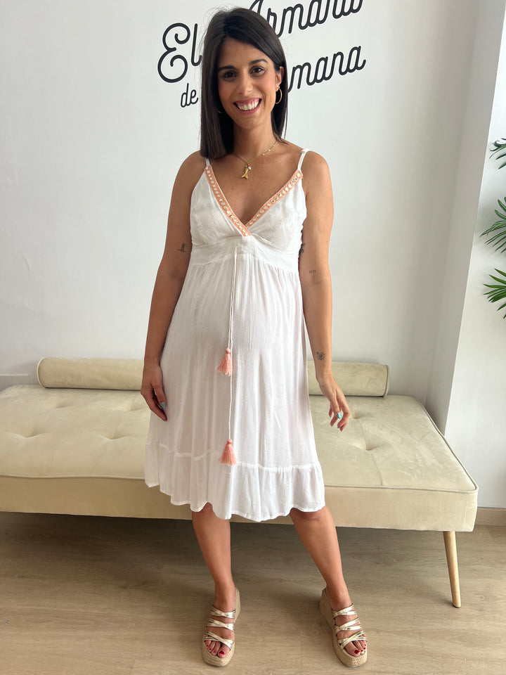 Vestido Ivana salmón
