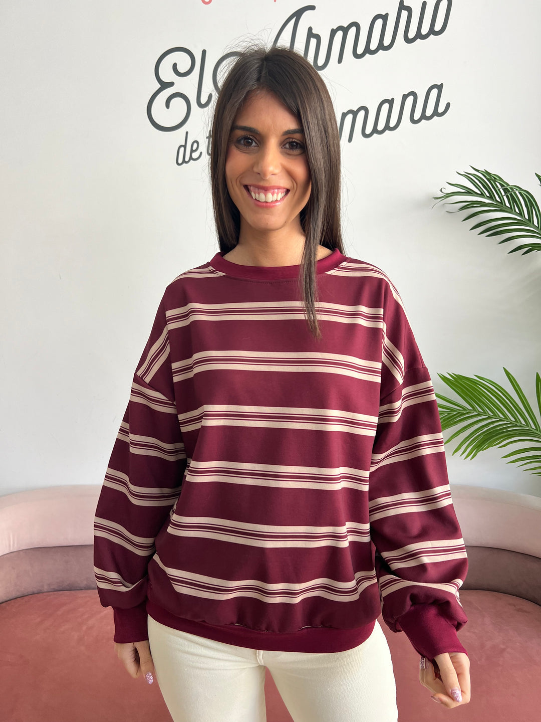 Sudadera Francis burdeos