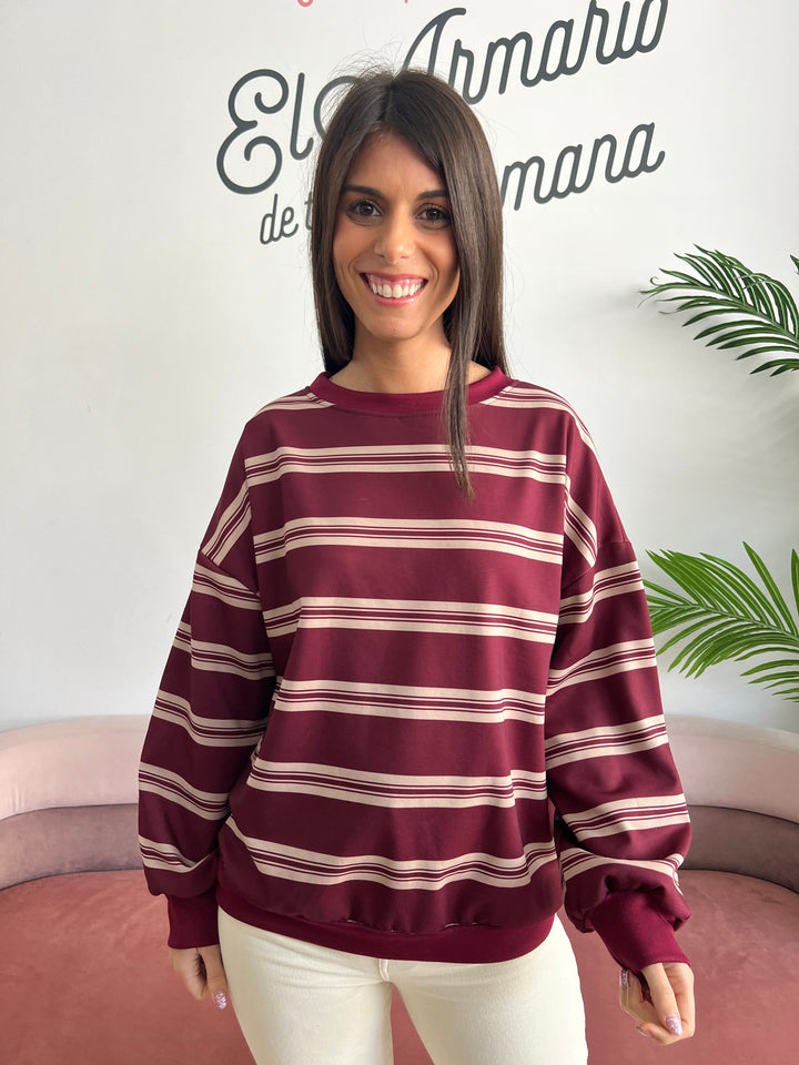 Sudadera Francis burdeos