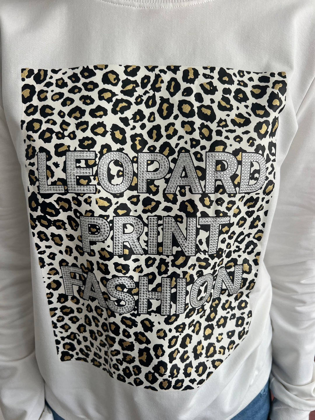 Sudadera Print blanco
