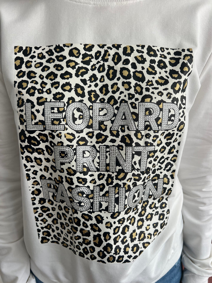 Sudadera Print blanco