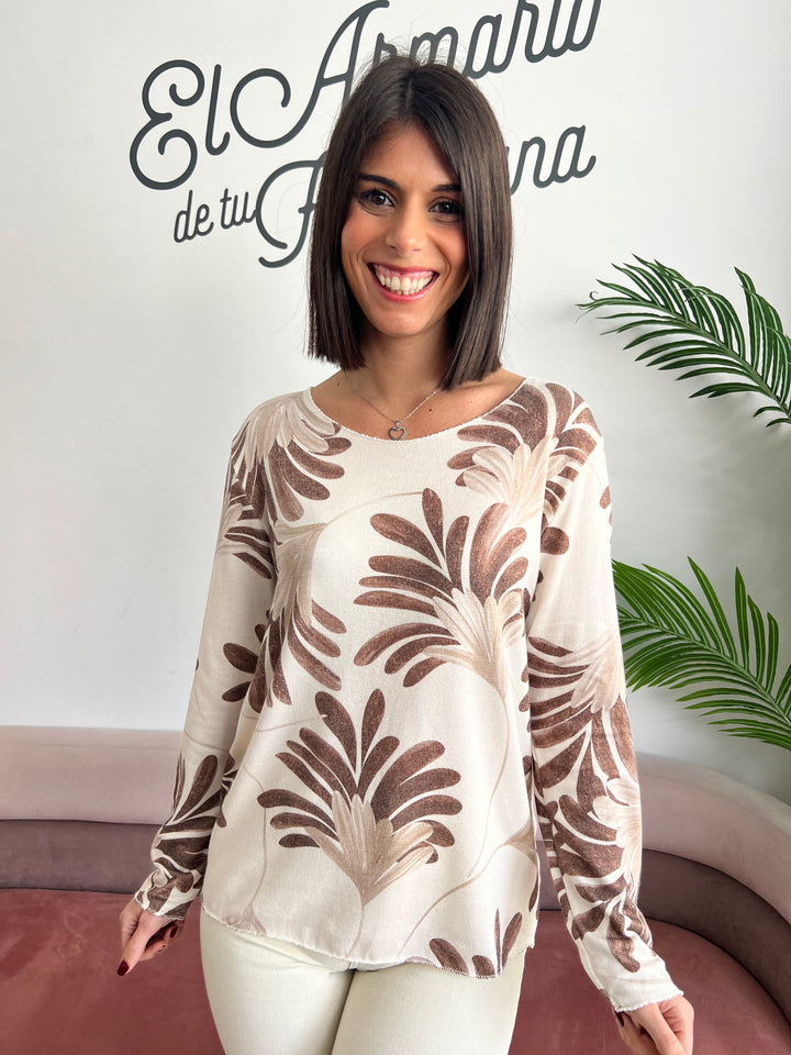 Camiseta Aurelia marrón