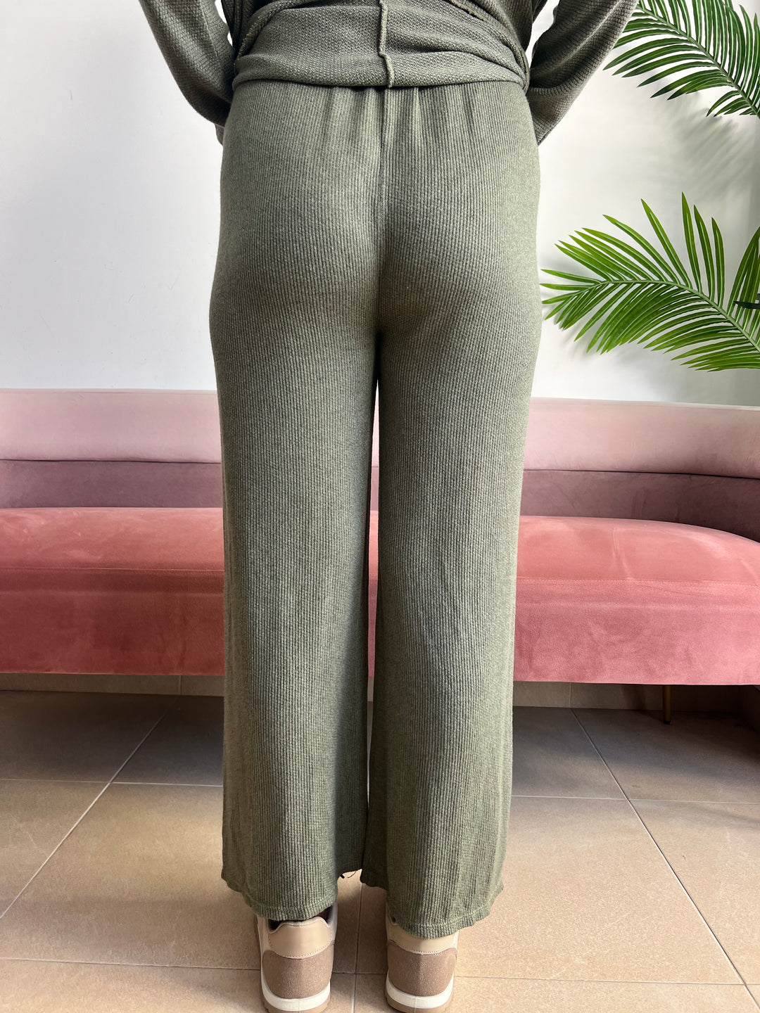 Pantalón Malena verde militar