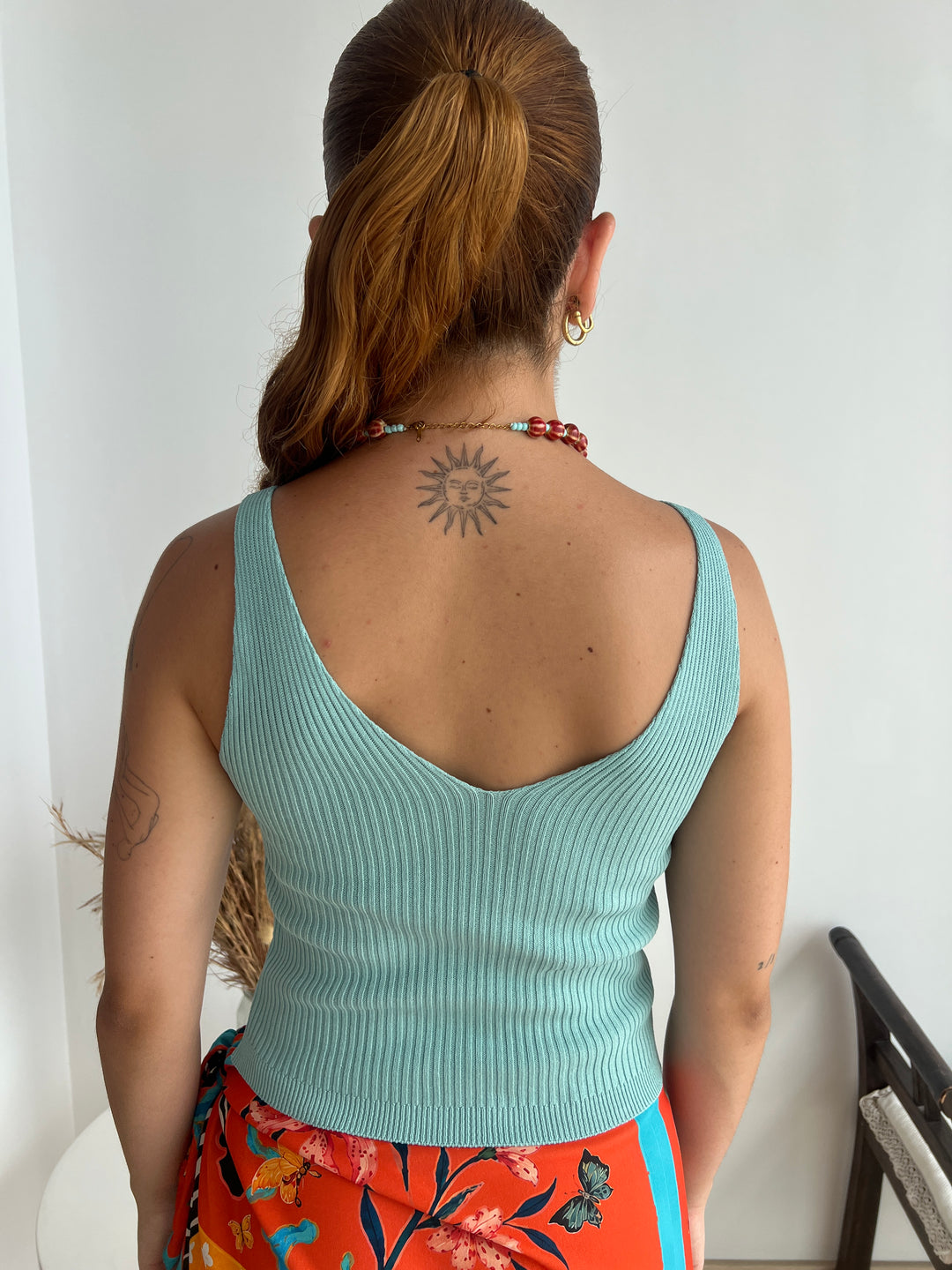 Top Alexa turquesa