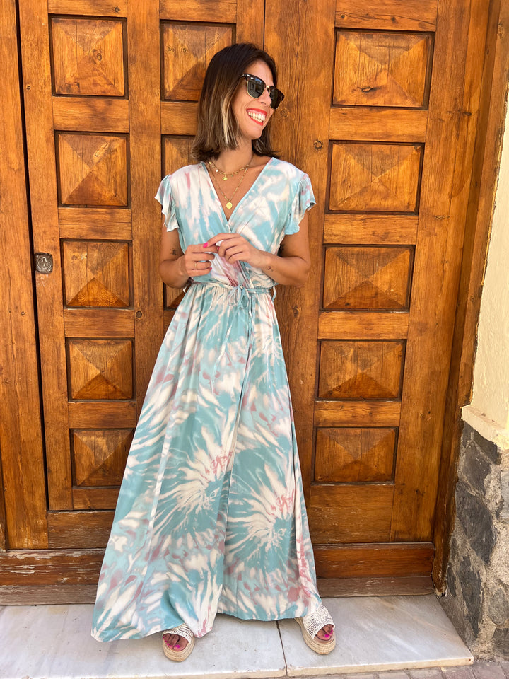 Vestido Nina turquesa