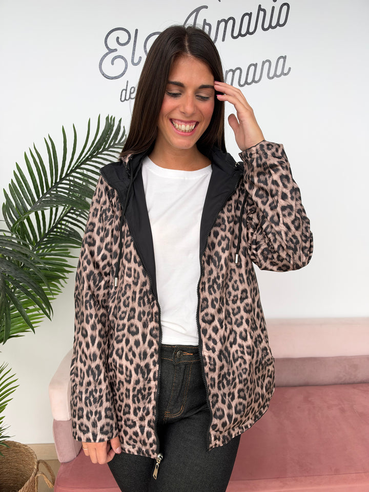 Chaqueta Reversible Rita negro