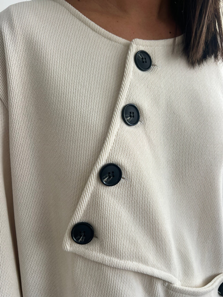 Chaqueta Mamen beige claro